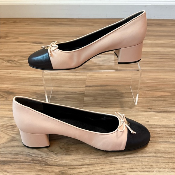 Tory Burch Cap Toe Ballet Flats Size 9.5 - Picture 8 of 10